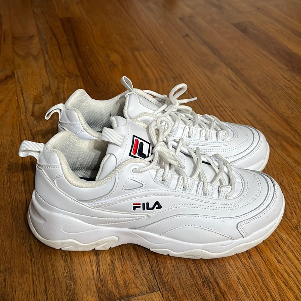 FILA White Chunky Sneakers for Women